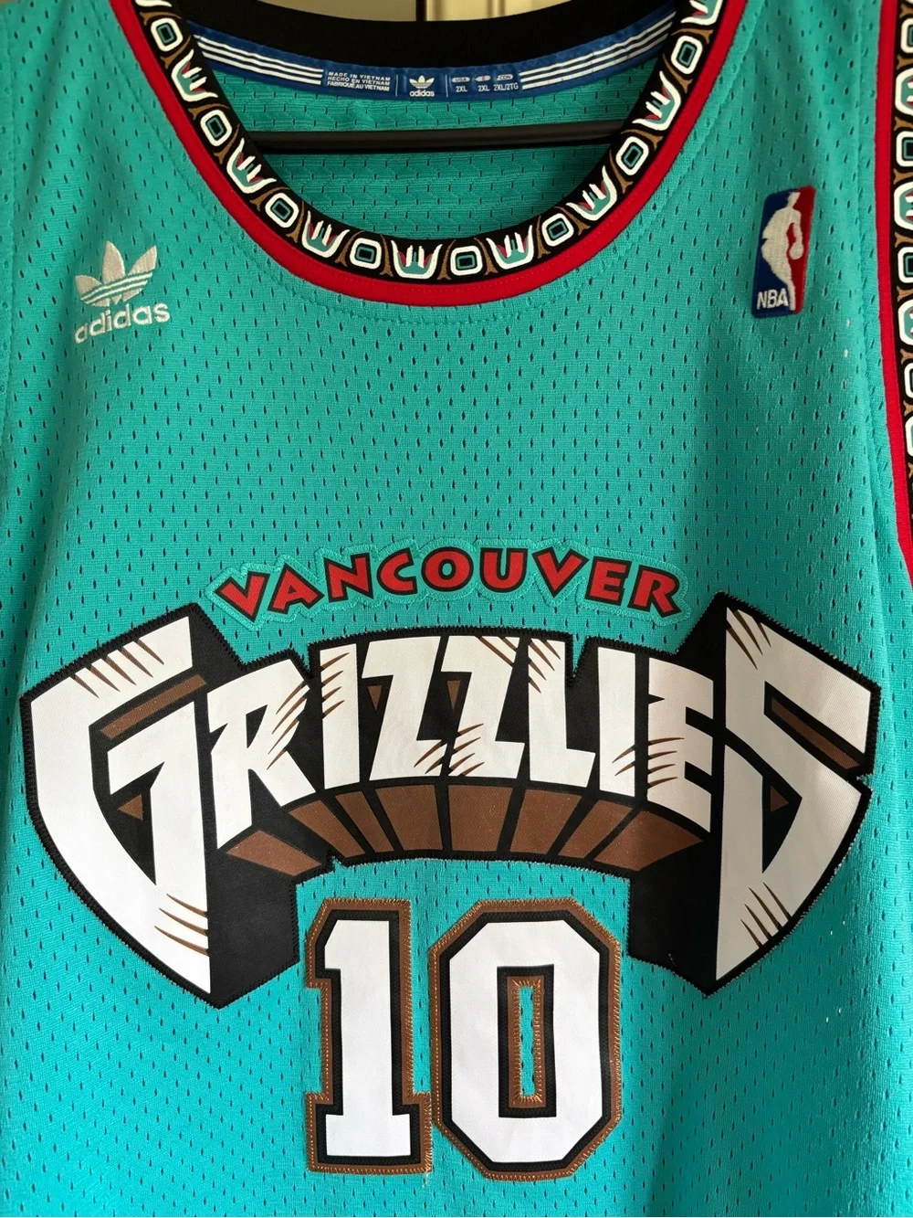 adidas Vancouver Grizzlies bibby#10 Basketball Jersey, clothes